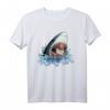 Lustiges Cupcake- und Haifisch-Geschenk T-Shirt für Kinder, Männer und Frauen – Perfekt für Tierliebhaber, Wassertier-Fans und Foodie-Enthusiasten