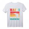Haitian Pride Inselkarte T-Shirt mit amerikanischer Flagge – Kulturelle Geschenkidee für Haiti-Liebhaber & Touristen