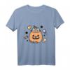 HapKoala Halloween T-Shirt mit Kürbis - Klassisches Geschenk für Feiern und Partys