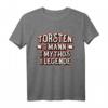 Herren Vorname Torsten Spruch Lustig Mann Mythos Legende T-Shirt – Personalisiertes Geschenk für Geburtstag, Weihnachten, Vatertag & mehr