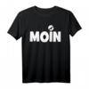 Moin mit Möwe Anker Hamburg Norddeutsch Meer Ostsee T-Shirt – Maritimes Souvenir für Urlauber, Segler und Norddeutsche