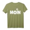 Moin mit Möwe Anker Hamburg Norddeutsch Meer Ostsee T-Shirt – Maritimes Souvenir für Urlauber, Segler und Norddeutsche