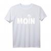 Moin mit Möwe Anker Hamburg Norddeutsch Meer Ostsee T-Shirt – Maritimes Souvenir für Urlauber, Segler und Norddeutsche