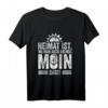 Moin Anker Küste Meer Plattdeutsch T-Shirt – Norddeutschland Heimat-Design für Freunde, Familie & Urlauber