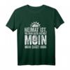 Moin Anker Küste Meer Plattdeutsch T-Shirt – Norddeutschland Heimat-Design für Freunde, Familie & Urlauber