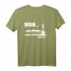 Moin Löppt Leuchtturm Küste Norddeutschland T-Shirt – Lustiges Plattdeutsch & Nordsee Motiv für Einheimische und Touristen