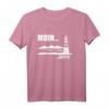 Moin Löppt Leuchtturm Küste Norddeutschland T-Shirt – Lustiges Plattdeutsch & Nordsee Motiv für Einheimische und Touristen