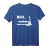 Moin Löppt Leuchtturm Küste Norddeutschland T-Shirt – Lustiges Plattdeutsch & Nordsee Motiv für Einheimische und Touristen