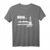 Moin Löppt Leuchtturm Küste Norddeutschland T-Shirt – Lustiges Plattdeutsch & Nordsee Motiv für Einheimische und Touristen