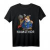 Hamsthor T-Shirt - Lustiges Wikinger Hamster Shirt mit Thors Hammer für Fans, Party & Freizeit