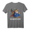 Hamsthor T-Shirt - Lustiges Wikinger Hamster Shirt mit Thors Hammer für Fans, Party & Freizeit