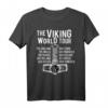 Herren Wikinger World Tour T-Shirt mit Mjölnir Hammer – Norse Mythology & Valhalla Geschenk für Wikinger-Fans
