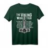 Herren Wikinger World Tour T-Shirt mit Mjölnir Hammer – Norse Mythology & Valhalla Geschenk für Wikinger-Fans