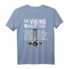 Herren Wikinger World Tour T-Shirt mit Mjölnir Hammer – Norse Mythology & Valhalla Geschenk für Wikinger-Fans
