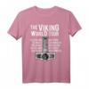 Herren Wikinger World Tour T-Shirt mit Mjölnir Hammer – Norse Mythology & Valhalla Geschenk für Wikinger-Fans