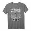 Herren Wikinger World Tour T-Shirt mit Mjölnir Hammer – Norse Mythology & Valhalla Geschenk für Wikinger-Fans