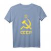 CCCP UdSSR Kommunist Hammer und Sichel T-Shirt – Sowjetunion Symbol Kleidung für Fans und Sammler