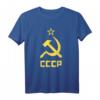 CCCP UdSSR Kommunist Hammer und Sichel T-Shirt – Sowjetunion Symbol Kleidung für Fans und Sammler