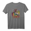 Marvel Mighty Thor Hammer Throw Vintage Graphic T-Shirt - Officially Licensed Marvel Fan Shirt
