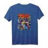 Marvel Mighty Thor Retro Comic Hammer Blast Graphic T-Shirt - Offiziell lizenziertes Marvel Fanartikel