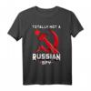 Totally Not A Russian Spy T-Shirt mit Hammer und Sichel – Lustiges Geschenk für Spy- und Geheimdienstfans