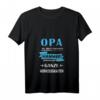 Lustiges Damen Opa Großvater Vatertag Spruch T-Shirt mit V-Ausschnitt – Perfektes Geschenk für Opa, Papa, Geburtstag, Weihnachten