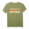 Mein Würzburg Skyline Deutschland Heimat Stadt T-Shirt – Stolzes Souvenir & Geschenkidee für Würzburg-Liebhaber