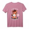 Lustiges Pferde Cartoon T-Shirt - Ohne Pferd ist alles Doof, ideales Geschenk für Pferdeliebhaber, Reiterinnen & Pferdebesitzerinnen