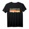 Mein Saarbrücken Skyline Deutschland Heimat Stadt T-Shirt – Stolz auf Saarbrücken als Geschenk zum Geburtstag, Weihnachten oder für den Urlaub