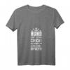 Damen Hund mit Special Effects T-Shirt - Lustiges Hundehalter Motiv mit V-Ausschnitt für Hundeliebhaber & Tierfreunde