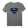Superman Blue Shield T-Shirt – Offiziell lizenziertes Superhelden Shirt für Erwachsene, Kinder & Fans