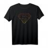 Superman Flame Outlined Logo T-Shirt - Offiziell lizenziertes Superhelden-Shirt für Erwachsene, Kinder und Damen