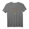 Superman Flame Outlined Logo T-Shirt - Offiziell lizenziertes Superhelden-Shirt für Erwachsene, Kinder und Damen