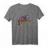 Superman Flying Over T Shirt – Official Licensed DC Comics Superhero T-Shirt für Fans, Kinder und Erwachsene