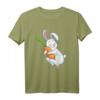 Hase Gemüse Karotte T-Shirt – Niedliches Tier- und Gemüsemotiv, klassisch geschnitten