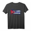 Kuba Fahne Used Look Karibik Reise T-Shirt – Perfekt für Kuba Fans, Reisende und Souvenirs