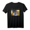 Havanna Viejo Nachtszene T-Shirt – Kubanischer Stolz, Kuba Malerei Druckdesign, ideal für Kuba-Reisende und Straßenkünstler
