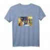 Havanna Viejo Nachtszene T-Shirt – Kubanischer Stolz, Kuba Malerei Druckdesign, ideal für Kuba-Reisende und Straßenkünstler