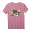 Havanna Viejo Nachtszene T-Shirt – Kubanischer Stolz, Kuba Malerei Druckdesign, ideal für Kuba-Reisende und Straßenkünstler