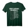 Heiliger Erzengel Michael T-Shirt mit lateinischem Sancte Michael Gebet – Traditionelle katholische Kleidung für Kommunion, Konfirmation, Taufe & RCIA