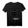 Lustiges Katzen T-Shirt mit Spruch 'Ich habe mein Haus dafür verlassen' – Perfekt für Katzenliebhaber und Humorfreunde
