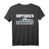 Impfen - nichts für Weicheier T-Shirt | Lustiges Outfit für Geimpfte & Impf-Befürworter