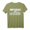Impfen - nichts für Weicheier T-Shirt | Lustiges Outfit für Geimpfte & Impf-Befürworter