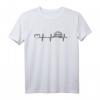 Camping Herzschlag Herz Wohnwagen T-Shirt - Perfekt für Campingausflüge, Natur und Wohnwagen-Enthusiasten