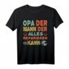 Herren Opa der Mann der alles reparieren kann - Lustiges Reparatur T-Shirt für Papa, Großvater & Hobby-Handwerker