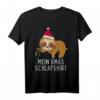 Faultier Weihnachten Xmas Schlaf Pyjama - Lustiges Faultier Geschenk für Damen und Herren, festliche Pyjamas für Advent, Nikolaus & Weihnachten
