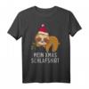 Faultier Weihnachten Xmas Schlaf Pyjama - Lustiges Faultier Geschenk für Damen und Herren, festliche Pyjamas für Advent, Nikolaus & Weihnachten