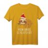 Faultier Weihnachten Xmas Schlaf Pyjama - Lustiges Faultier Geschenk für Damen und Herren, festliche Pyjamas für Advent, Nikolaus & Weihnachten