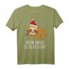 Faultier Weihnachten Xmas Schlaf Pyjama - Lustiges Faultier Geschenk für Damen und Herren, festliche Pyjamas für Advent, Nikolaus & Weihnachten