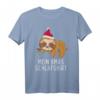 Faultier Weihnachten Xmas Schlaf Pyjama - Lustiges Faultier Geschenk für Damen und Herren, festliche Pyjamas für Advent, Nikolaus & Weihnachten